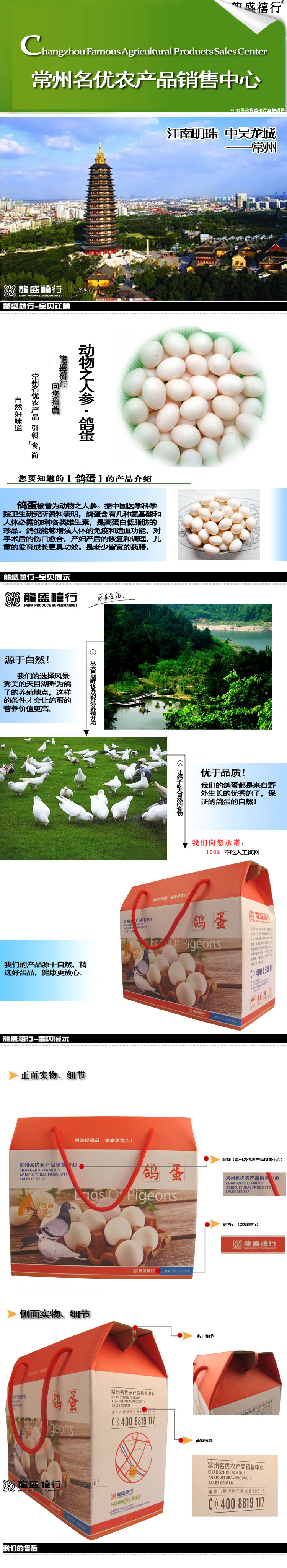 鴿蛋雞蛋家禽產品描述