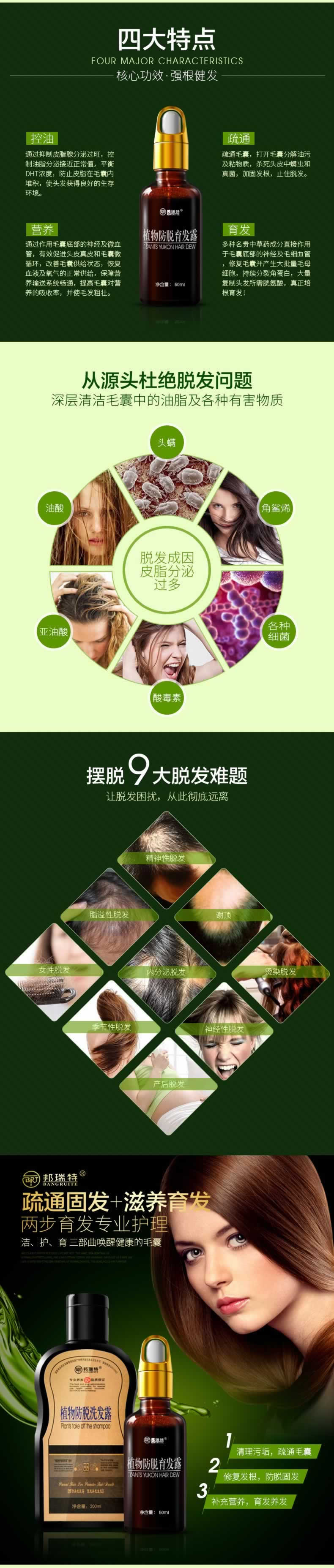 植物防脫發(fā)育發(fā)露護(hù)發(fā)素洗發(fā)水詳情