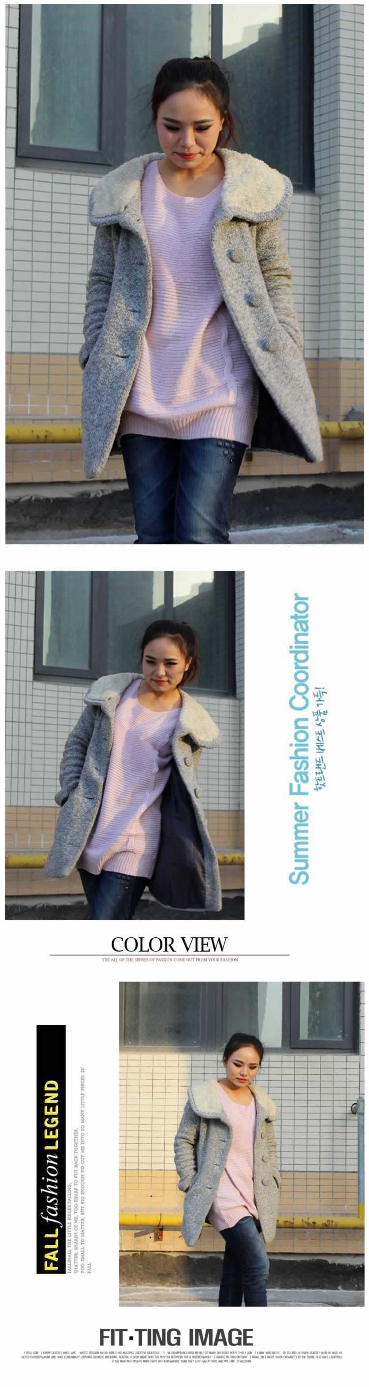 女性時尚毛衣女裝大衣詳情